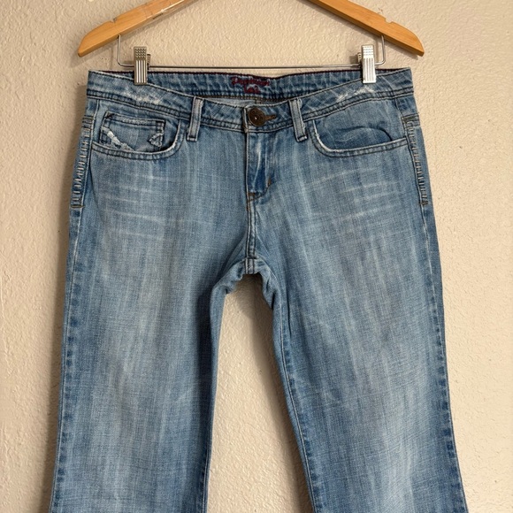 Y2K Vintage LEI Low Rise Bootcut Flare Jeans Size 7 - Picture 2 of 8